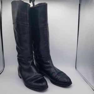 Raffaella Venturini Riding Boots Black Leather